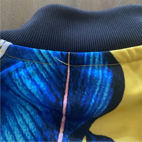 Adidas X Farm Rio Limited Edition Track Jacket Blue And Yellow Size XS - Picture 7 of 9
